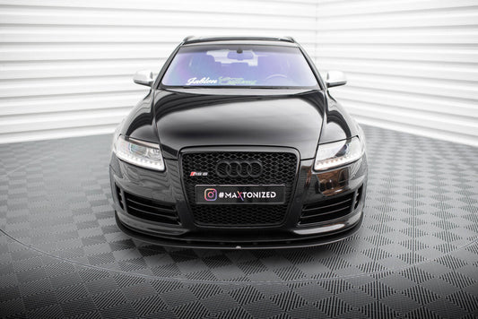 Street Pro Frontlippe passend für Audi RS6 Avant C6 schwarz matt