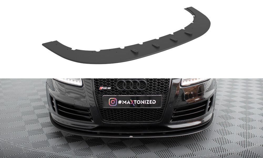Street Pro Frontlippe passend für Audi RS6 Avant C6 schwarz matt