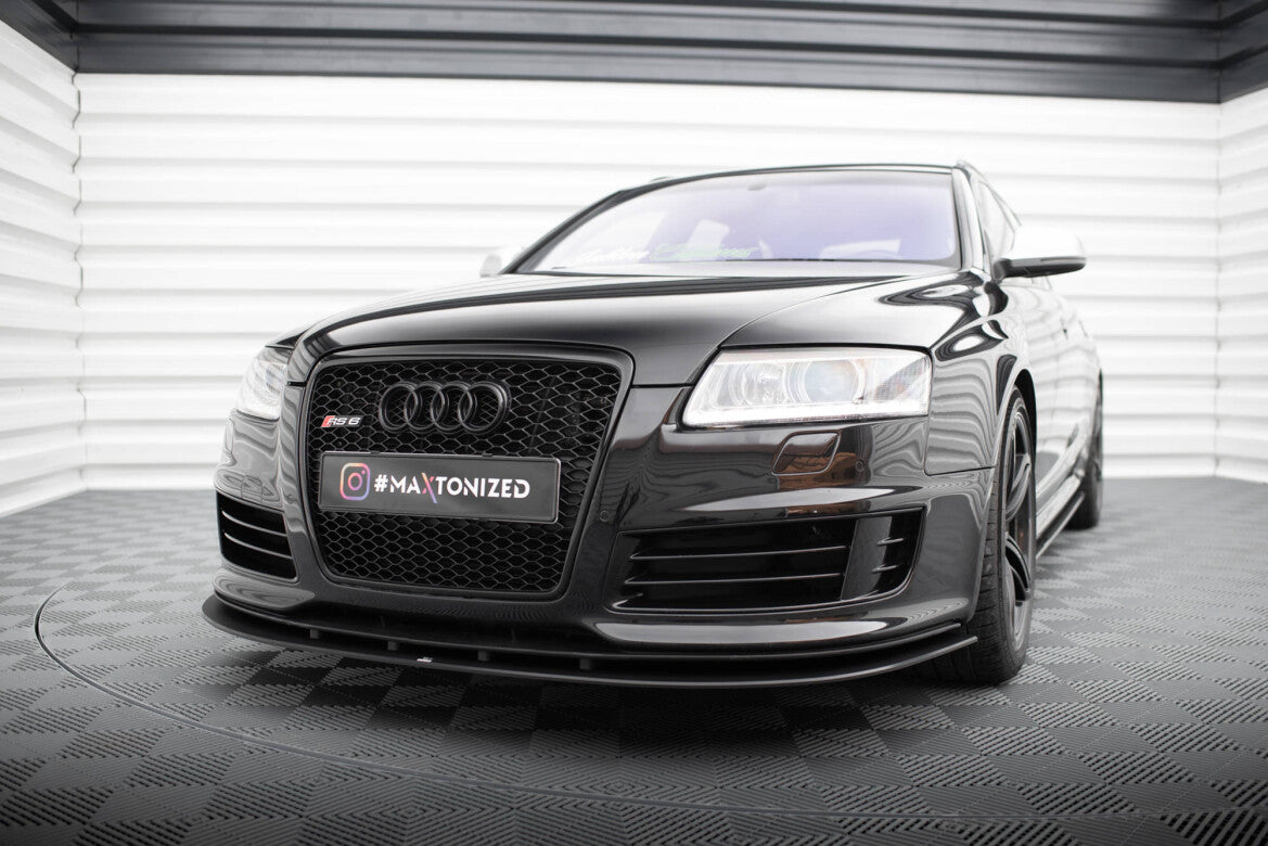 Street Pro Frontlippe passend für Audi RS6 Avant C6 schwarz matt