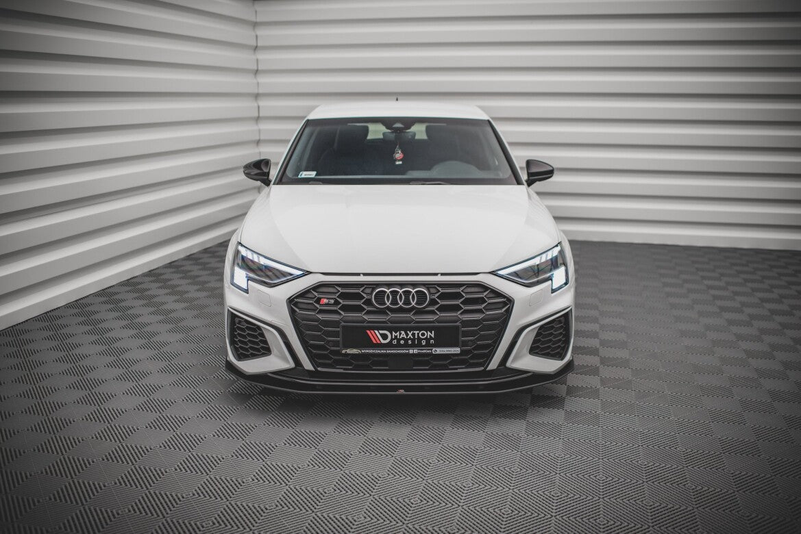 Street Pro Frontlippe passend für Audi S3 / A3 S-Line 8Y schwarz matt