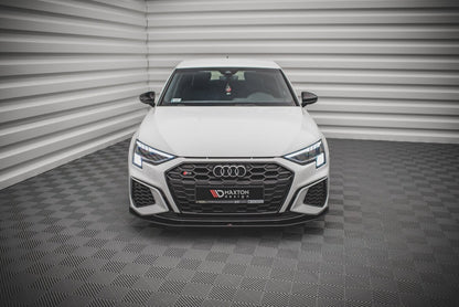 Street Pro Frontlippe passend für Audi S3 / A3 S-Line 8Y schwarz matt