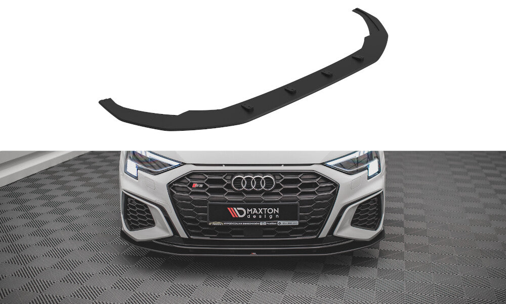 Street Pro Frontlippe passend für Audi S3 / A3 S-Line 8Y schwarz matt