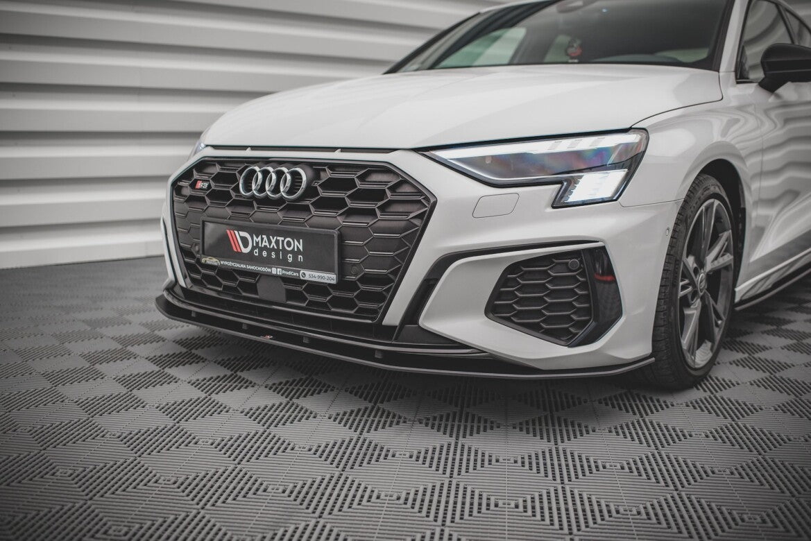 Street Pro Frontlippe passend für Audi S3 / A3 S-Line 8Y schwarz matt