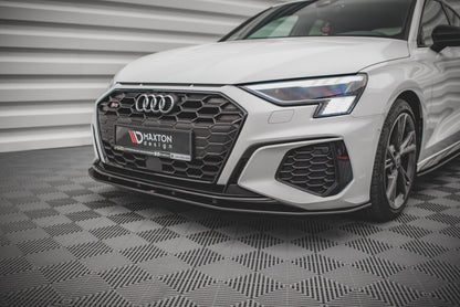 Street Pro Frontlippe passend für Audi S3 / A3 S-Line 8Y schwarz matt