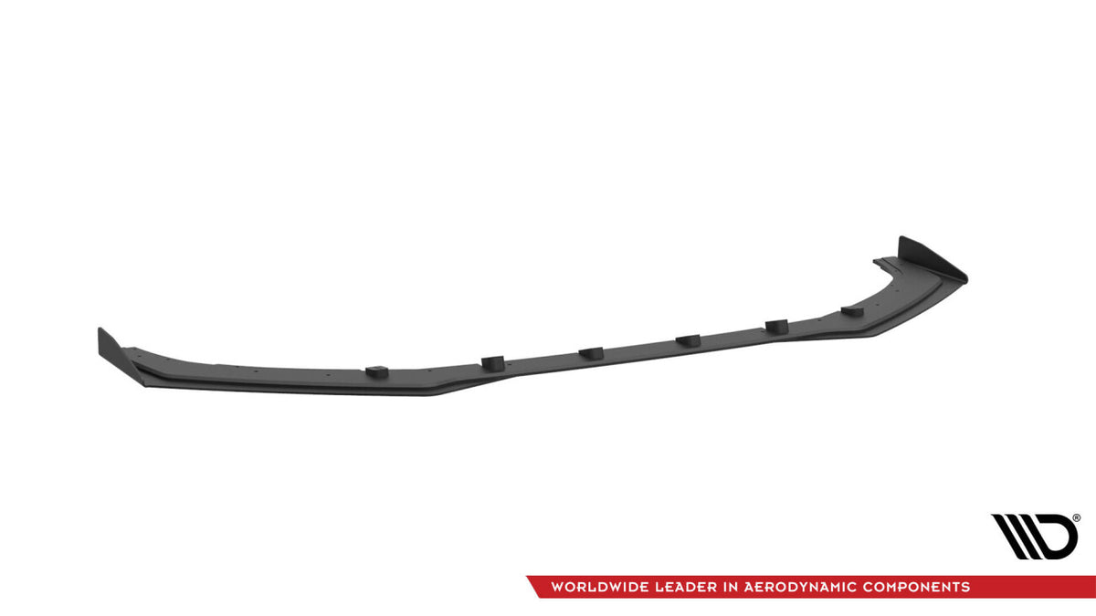 Street Pro Frontlippe passend für Audi S3 / A3 S-Line Limousine 8V schwarz matt + Hochglanz Flaps