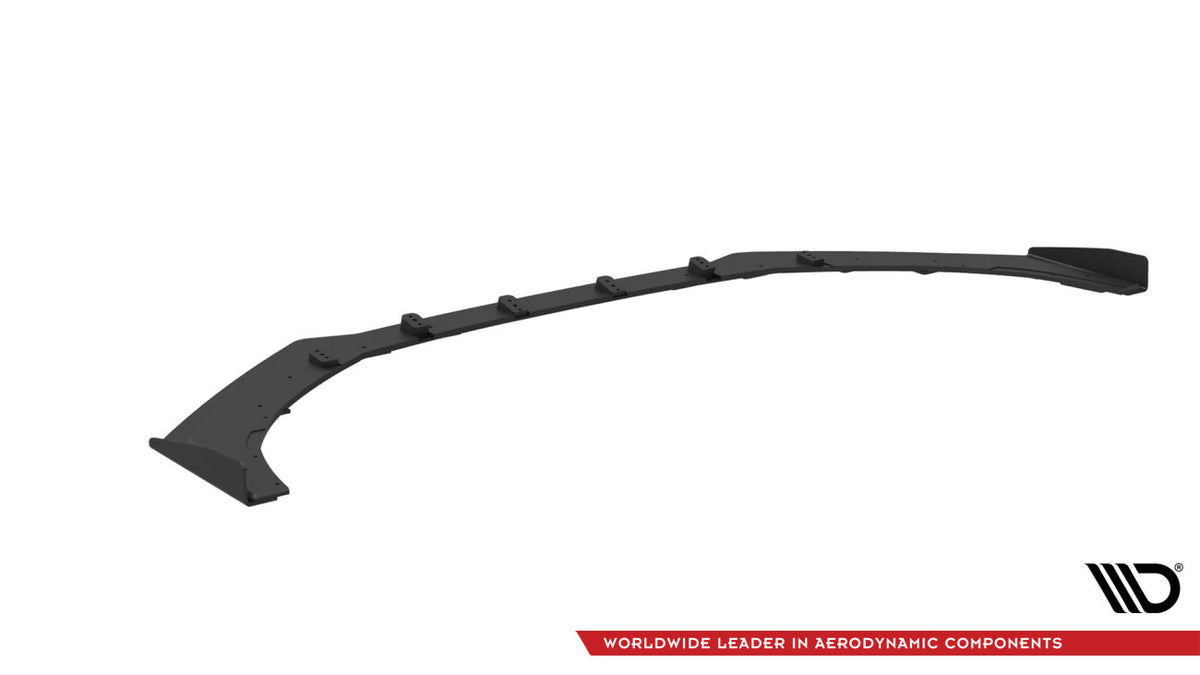 Street Pro Frontlippe passend für Audi S3 / A3 S-Line Limousine 8V schwarz matt + Hochglanz Flaps