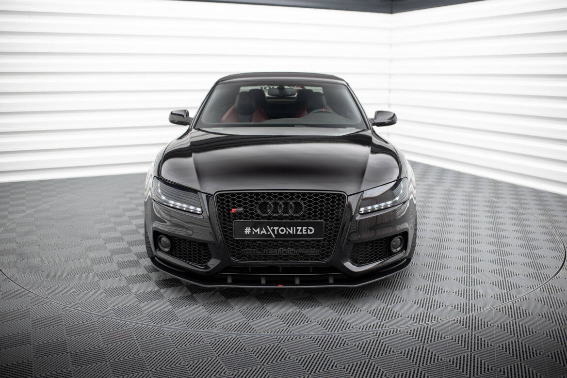 Street Pro Frontlippe passend für Audi S5 / A5 S-Line 8T schwarz matt