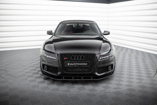 Street Pro Frontlippe passend für Audi S5 / A5 S-Line 8T schwarz matt