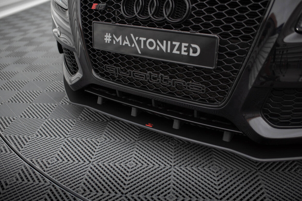 Street Pro Frontlippe passend für Audi S5 / A5 S-Line 8T schwarz matt