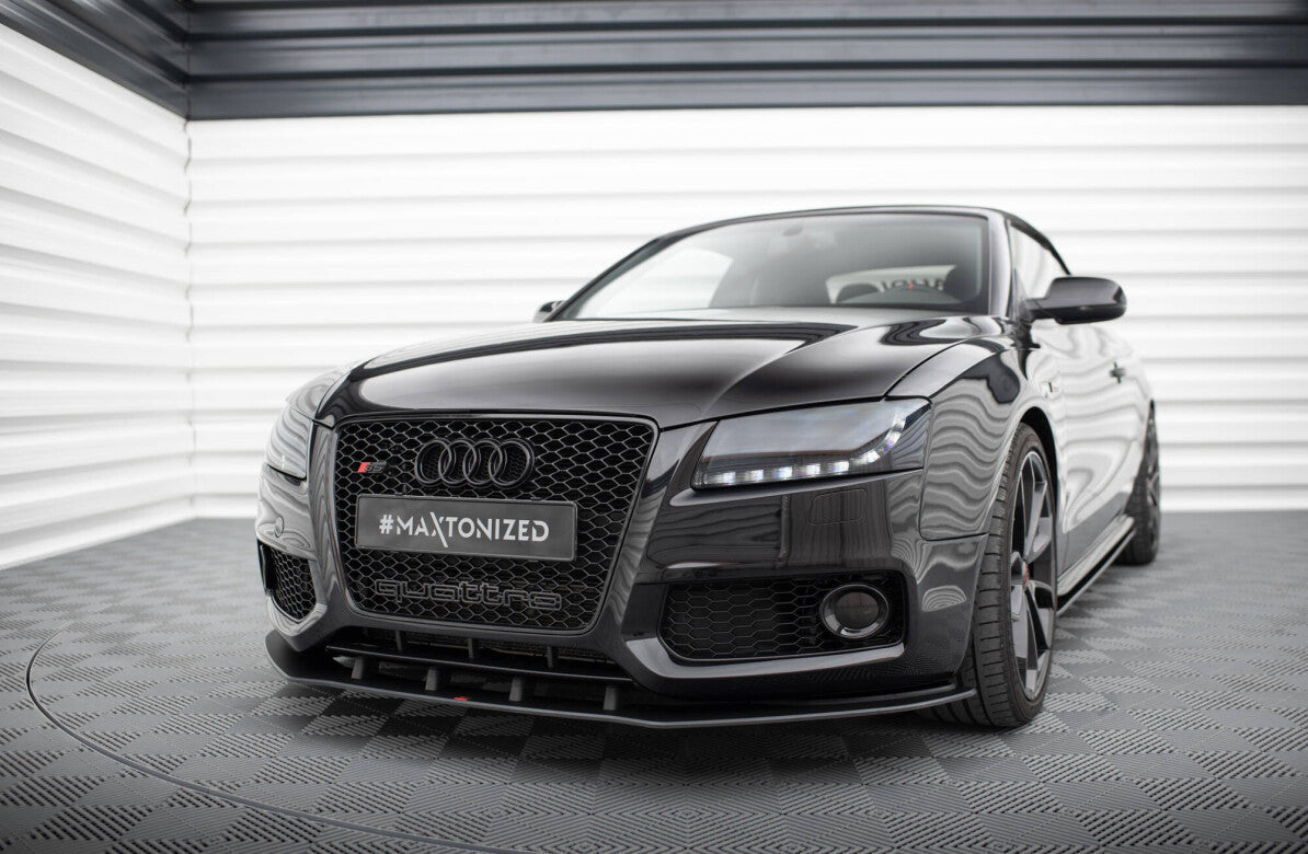 Street Pro Frontlippe passend für Audi S5 / A5 S-Line 8T schwarz matt