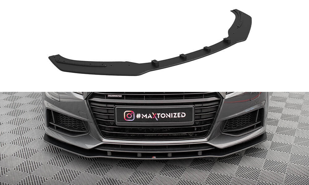 Street Pro Frontlippe passend für Audi TT S / S-Line 8S schwarz matt