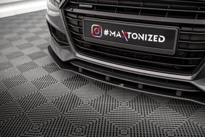 Street Pro Frontlippe passend für Audi TT S / S-Line 8S schwarz matt