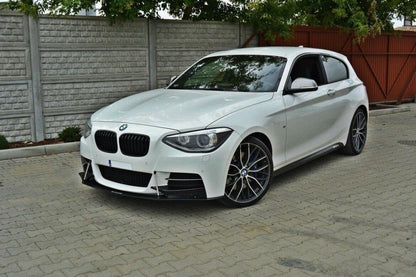 Street Pro Frontlippe passend für BMW 1er F20/F21 M-Power (vor FL) schwarz matt