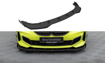 Street Pro Frontlippe passend für BMW 1er M-Paket / M135i / 128ti F40 schwarz matt + Hochglanz Flaps