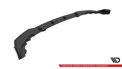 Street Pro Frontlippe passend für BMW 1er M-Paket / M135i / 128ti F40 schwarz matt + Hochglanz Flaps