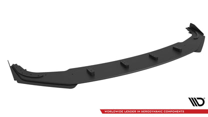 Street Pro Frontlippe passend für BMW 2 Coupe G42 schwarz matt + Hochglanz Flaps
