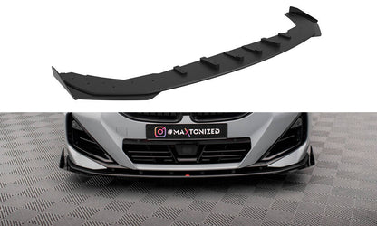 Street Pro Frontlippe passend für BMW 2 Coupe M-Paket / M240i G42 schwarz matt Hochglanz Flaps
