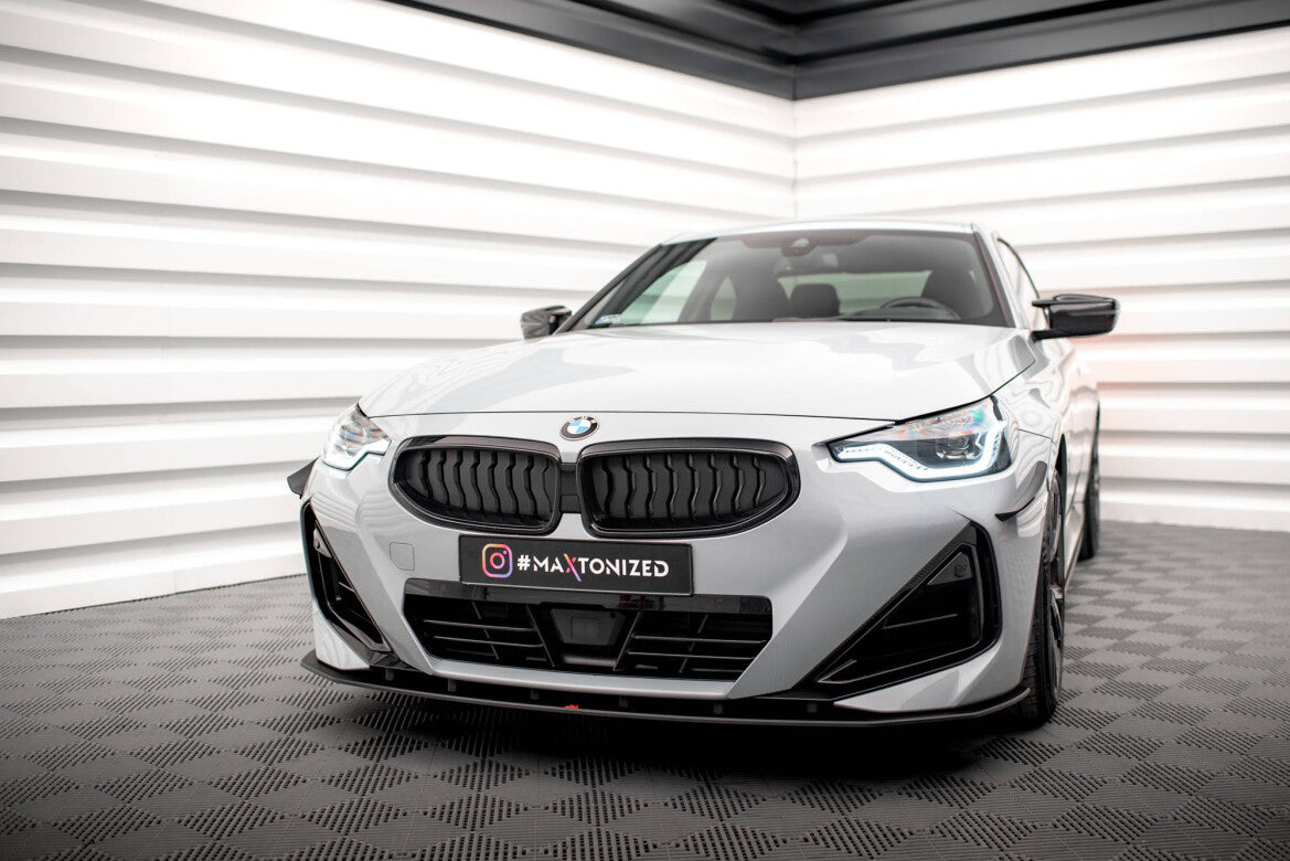 Street Pro Frontlippe passend für BMW 2 Coupe M-Paket / M240i G42 schwarz matt