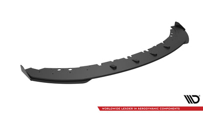Street Pro Frontlippe passend für BMW 4er Coupe / Gran Coupe / Cabrio M-Paket F32 / F36 / F33 schwarz matt + Hochglanz Flaps