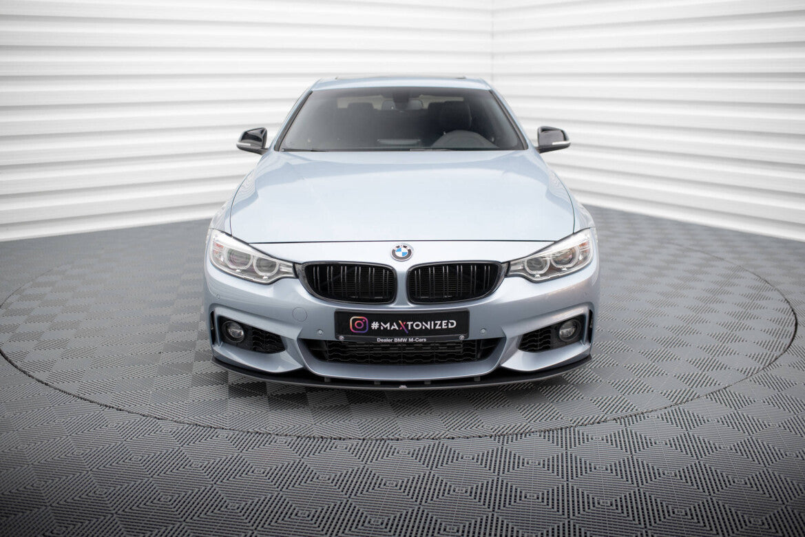 Street Pro Frontlippe passend für BMW 4er Coupe / Gran Coupe / Cabrio M-Paket F32 / F36 / F33 schwarz matt