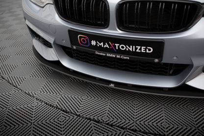 Street Pro Frontlippe passend für BMW 4er Coupe / Gran Coupe / Cabrio M-Paket F32 / F36 / F33 schwarz matt