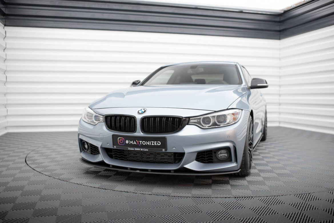 Street Pro Frontlippe passend für BMW 4er Coupe / Gran Coupe / Cabrio M-Paket F32 / F36 / F33 schwarz matt