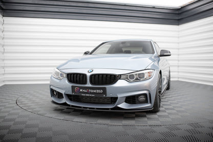 Street Pro Frontlippe passend für BMW 4er Coupe / Gran Coupe / Cabrio M-Paket F32 / F36 / F33 schwarz matt