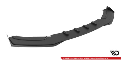 Street Pro Frontlippe passend für BMW 4er Gran Coupe F36 schwarz matt + Hochglanz Flaps