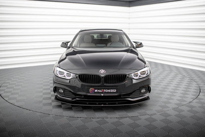 Street Pro Frontlippe passend für BMW 4er Gran Coupe F36 schwarz matt