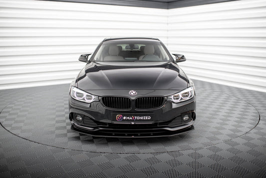 Street Pro Frontlippe passend für BMW 4er Gran Coupe F36 schwarz matt