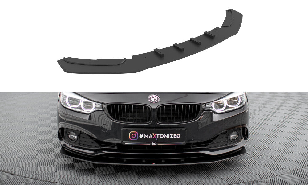 Street Pro Frontlippe passend für BMW 4er Gran Coupe F36 schwarz matt