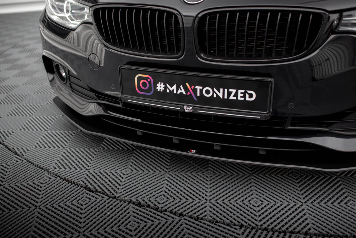 Street Pro Frontlippe passend für BMW 4er Gran Coupe F36 schwarz matt