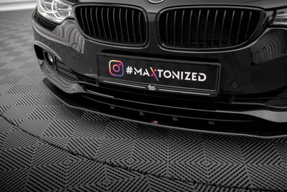 Street Pro Frontlippe passend für BMW 4er Gran Coupe F36 schwarz matt