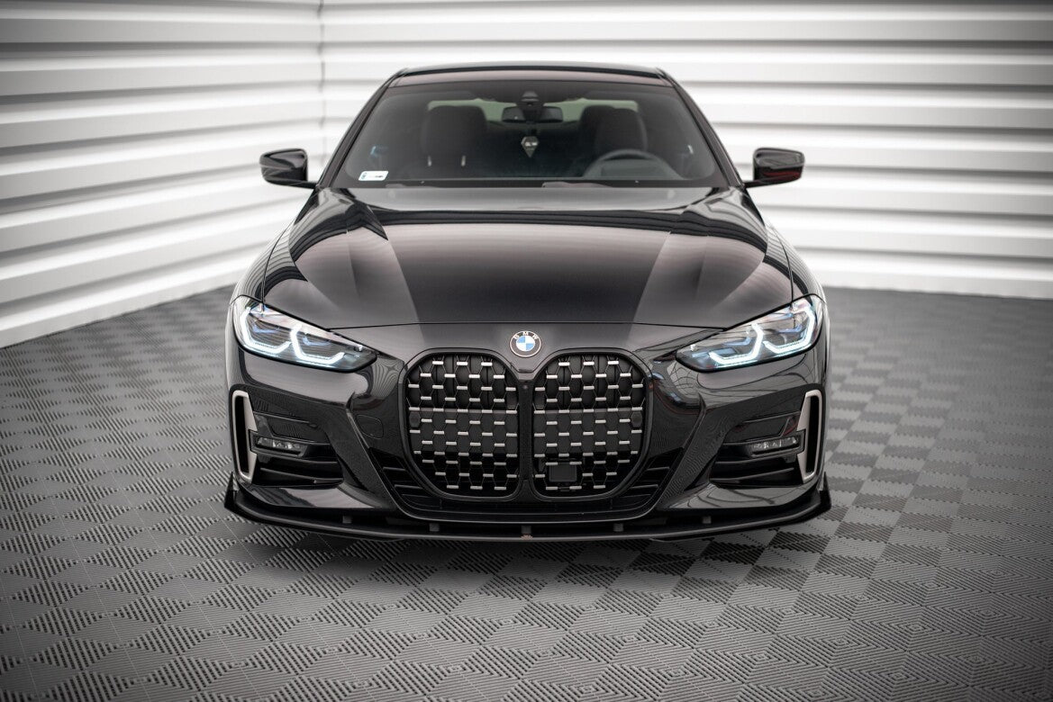 Street Pro Frontlippe passend für BMW 4er M-Paket / M440i G22 / G23 / G22 FL / G23 FL schwarz matt + Hochglanz Matt