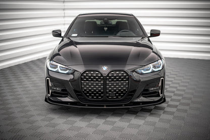 Street Pro Frontlippe passend für BMW 4er M-Paket / M440i G22 / G23 / G22 FL / G23 FL schwarz matt + Hochglanz Matt