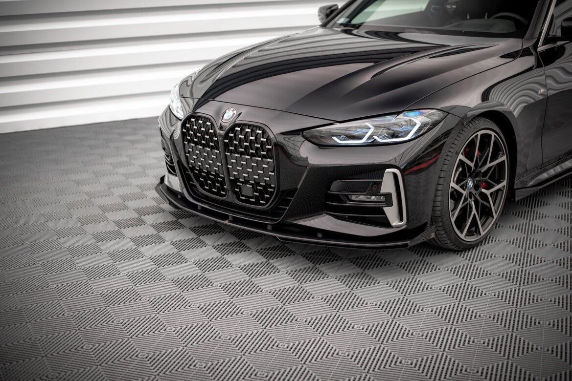 Street Pro Frontlippe passend für BMW 4er M-Paket / M440i G22 / G23 / G22 FL / G23 FL schwarz matt + Hochglanz Matt
