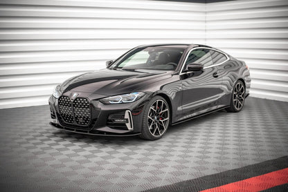 Street Pro Frontlippe passend für BMW 4er M-Paket / M440i G22 / G23 / G22 FL / G23 FL schwarz matt