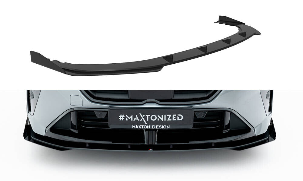 Street Pro Frontlippe passend für BMW M135i F70 schwarz matt + Hochglanz Flaps