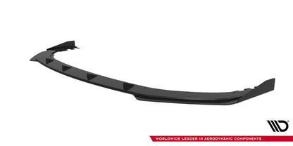Street Pro Frontlippe passend für BMW M135i F70 schwarz matt + Hochglanz Flaps