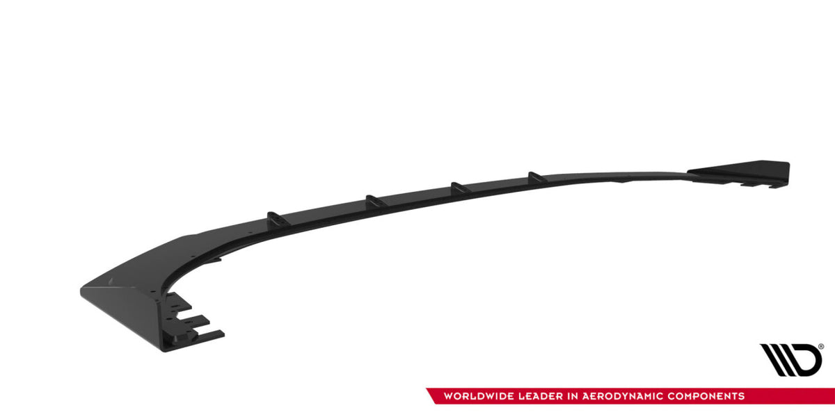 Street Pro Frontlippe passend für BMW M135i F70 schwarz matt + Hochglanz Flaps