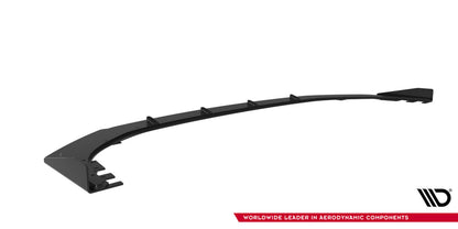 Street Pro Frontlippe passend für BMW M135i F70 schwarz matt + Hochglanz Flaps