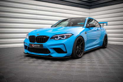 Street Pro Frontlippe passend für BMW M2 Competition F87 schwarz matt
