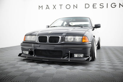 Street Pro Frontlippe passend für BMW M3 / 3 M-Paket E36 Coupe schwarz matt
