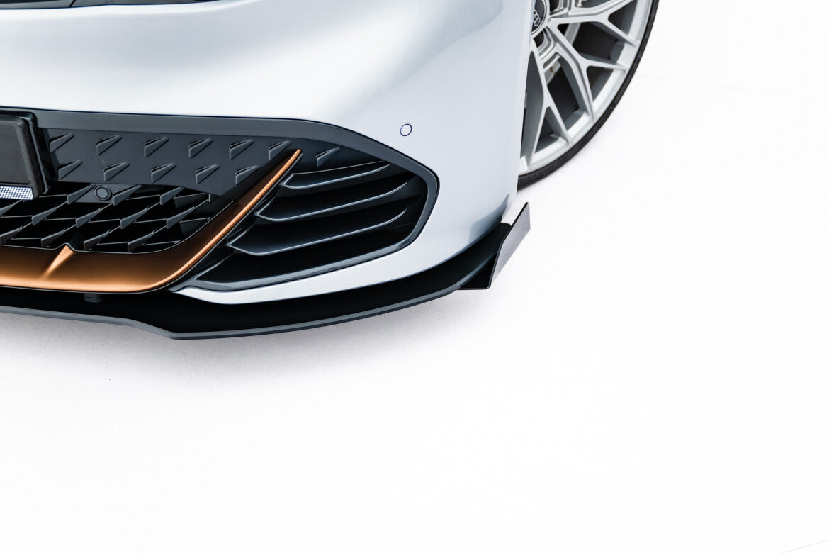 Street Pro Frontlippe passend für CUPRA Born Mk1 schwarz matt + Hochglanz Flaps