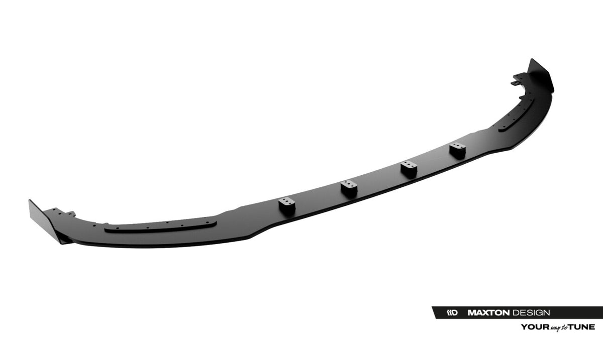 Street Pro Frontlippe passend für CUPRA Born Mk1 schwarz matt + Hochglanz Flaps