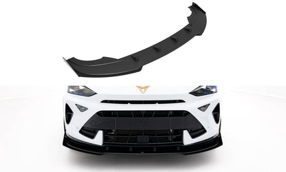 Street Pro Frontlippe passend für CUPRA Formentor Mk1 FL schwarz matt + Hochglanz Flaps