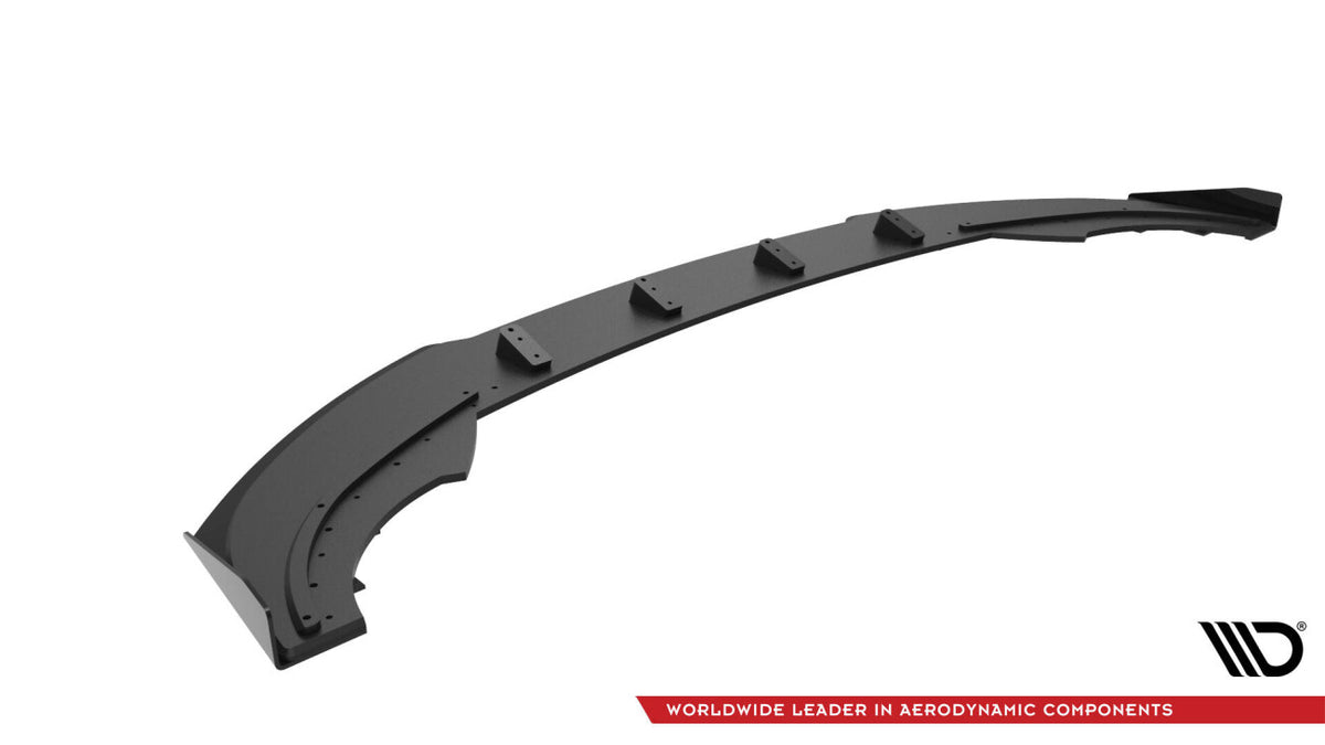 Street Pro Frontlippe passend für CUPRA Formentor Mk1 FL schwarz matt + Hochglanz Flaps