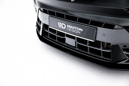 Street Pro Frontlippe passend für CUPRA Leon ST / Hatchback Mk1 FL schwarz matt + Hochglanz Flaps