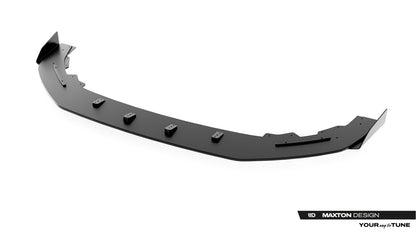Street Pro Frontlippe passend für CUPRA Leon ST / Hatchback Mk1 FL schwarz matt + Hochglanz Flaps
