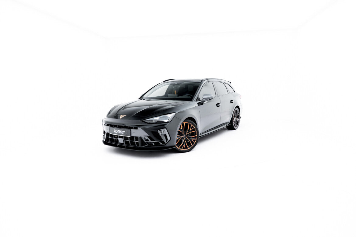 Street Pro Frontlippe passend für CUPRA Leon ST / Hatchback Mk1 FL schwarz matt
